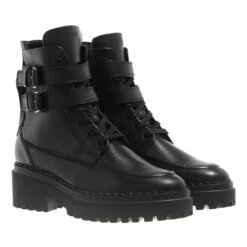Nubikk Fae Ruby Black Bottes De Motard