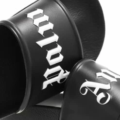 Palm Angels Pool Slider Black White Claquette -Pas Cher Fashionette Magasin A0193924 PalmAngels position 3