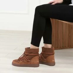 Inuikii Classic Nabuk Brown Bottes D'hiver -Pas Cher Fashionette Magasin A0198232 Inuikii 0341