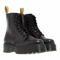 Dr. Martens 8 Eye Boot Black Felix Rub Off Bottes à Lacets