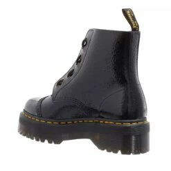 Dr. Martens Sinclair Black Distressed Patent Bottine -Pas Cher Fashionette Magasin A0199852 DrMartens position 4