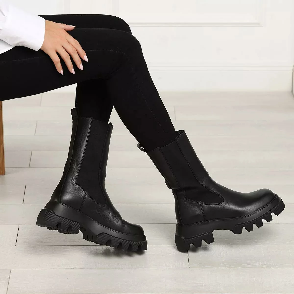 COPENHAGEN CPH183 Vitello Black Botte 5 COPENHAGEN CPH183 Vitello Black Botte – Image 3