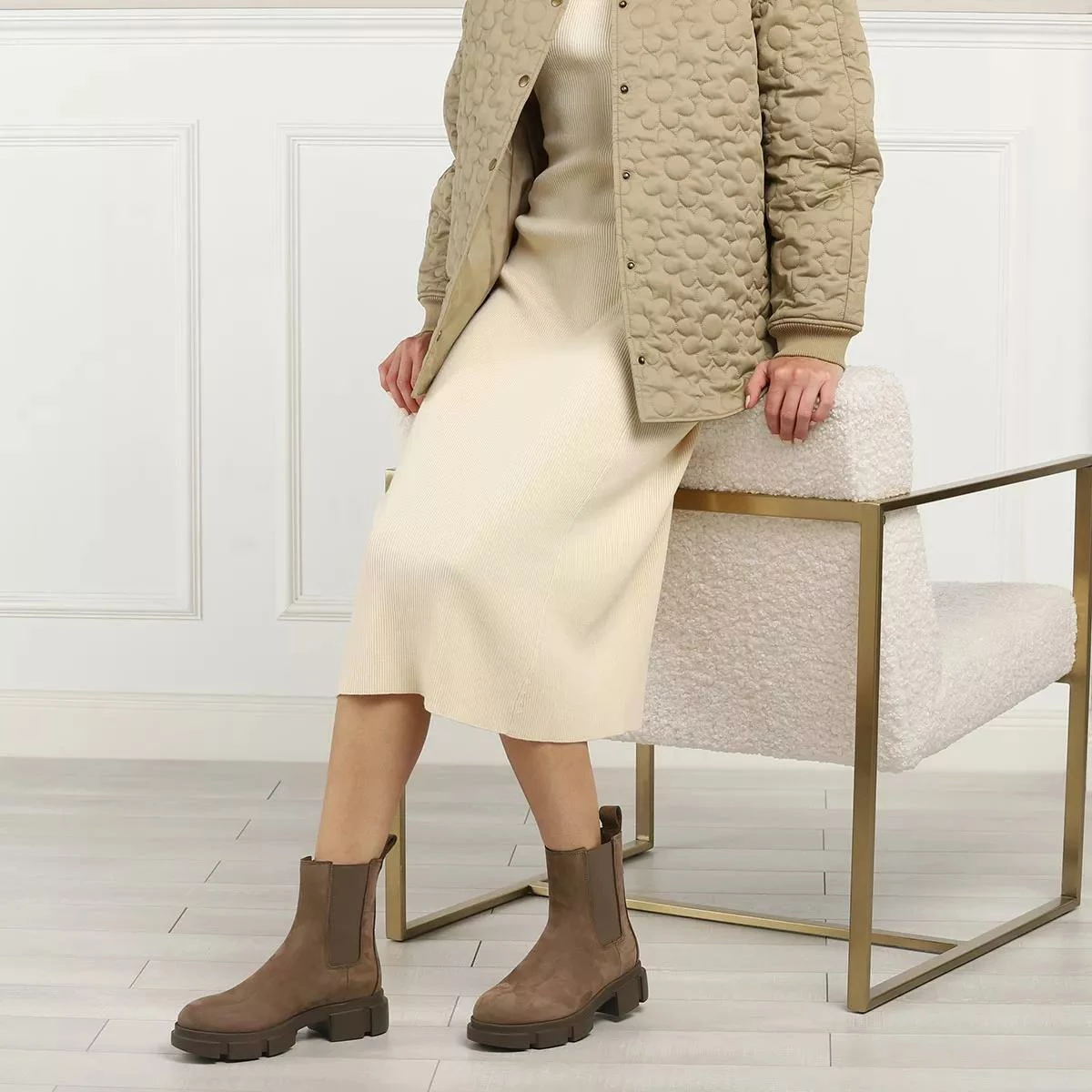 COPENHAGEN CPH570 Nabuc Soft Brown Botte Chelsea 4 COPENHAGEN CPH570 Nabuc Soft Brown Botte Chelsea – Image 2