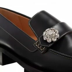 Ganni Jewel Loafers Black Mocassin 9 Ganni Jewel Loafers Black Mocassin -Pas Cher Fashionette Magasin A0202515 GANNI position 3