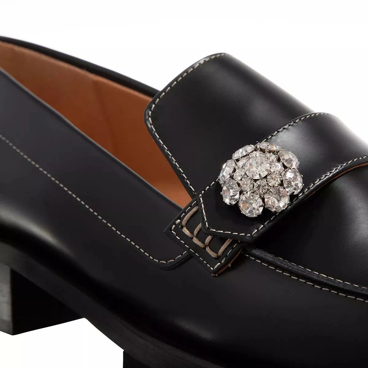 Ganni Jewel Loafers Black Mocassin 5 Ganni Jewel Loafers Black Mocassin – Image 3