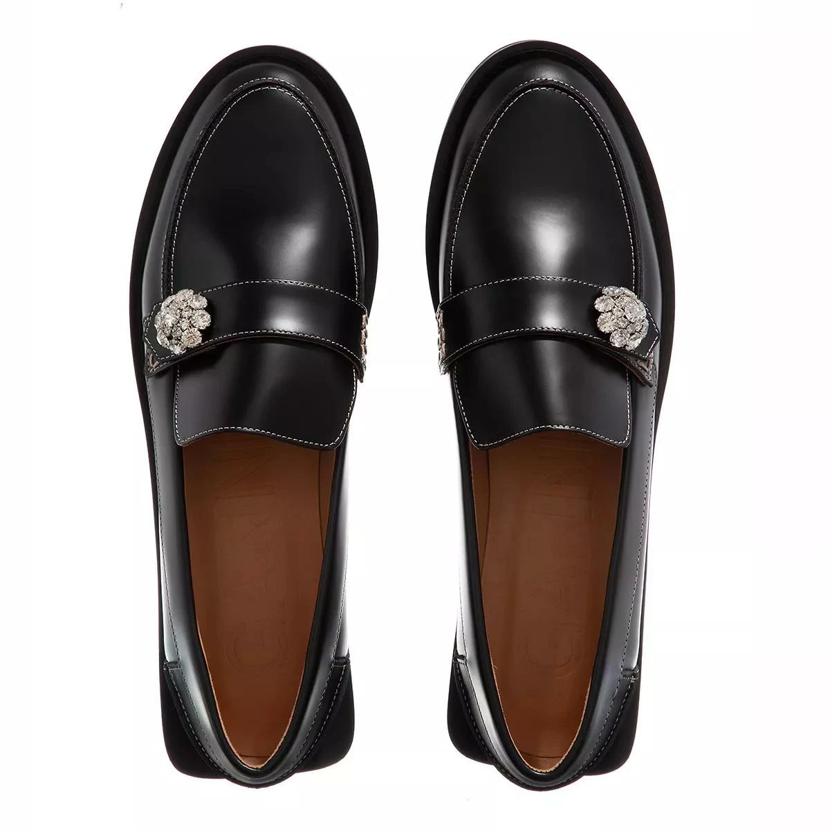 Ganni Jewel Loafers Black Mocassin 6 Ganni Jewel Loafers Black Mocassin – Image 4