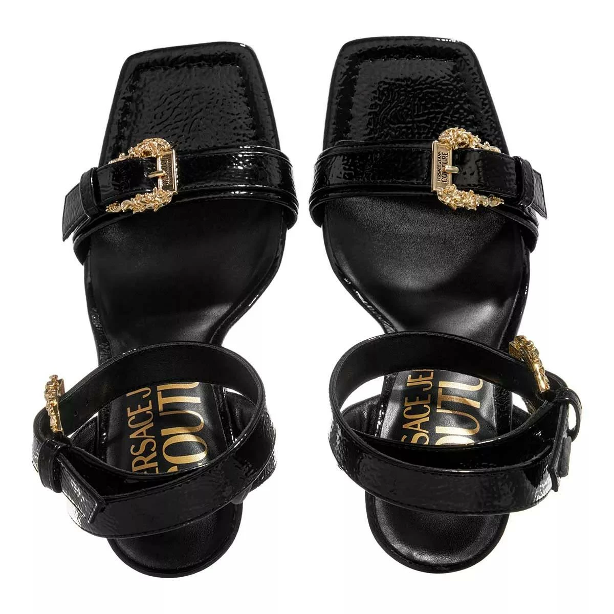 Versace Jeans Couture Fondo Kirsten Black Sandale à Lanières 6 Versace Jeans Couture Fondo Kirsten Black Sandale à Lanières – Image 4