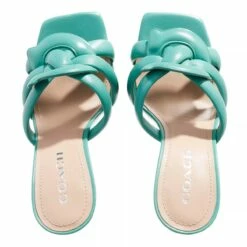 Coach Kellie Leather Sandal Bright Green Sandale -Pas Cher Fashionette Magasin A0207772 PACKSHOT INSIDE