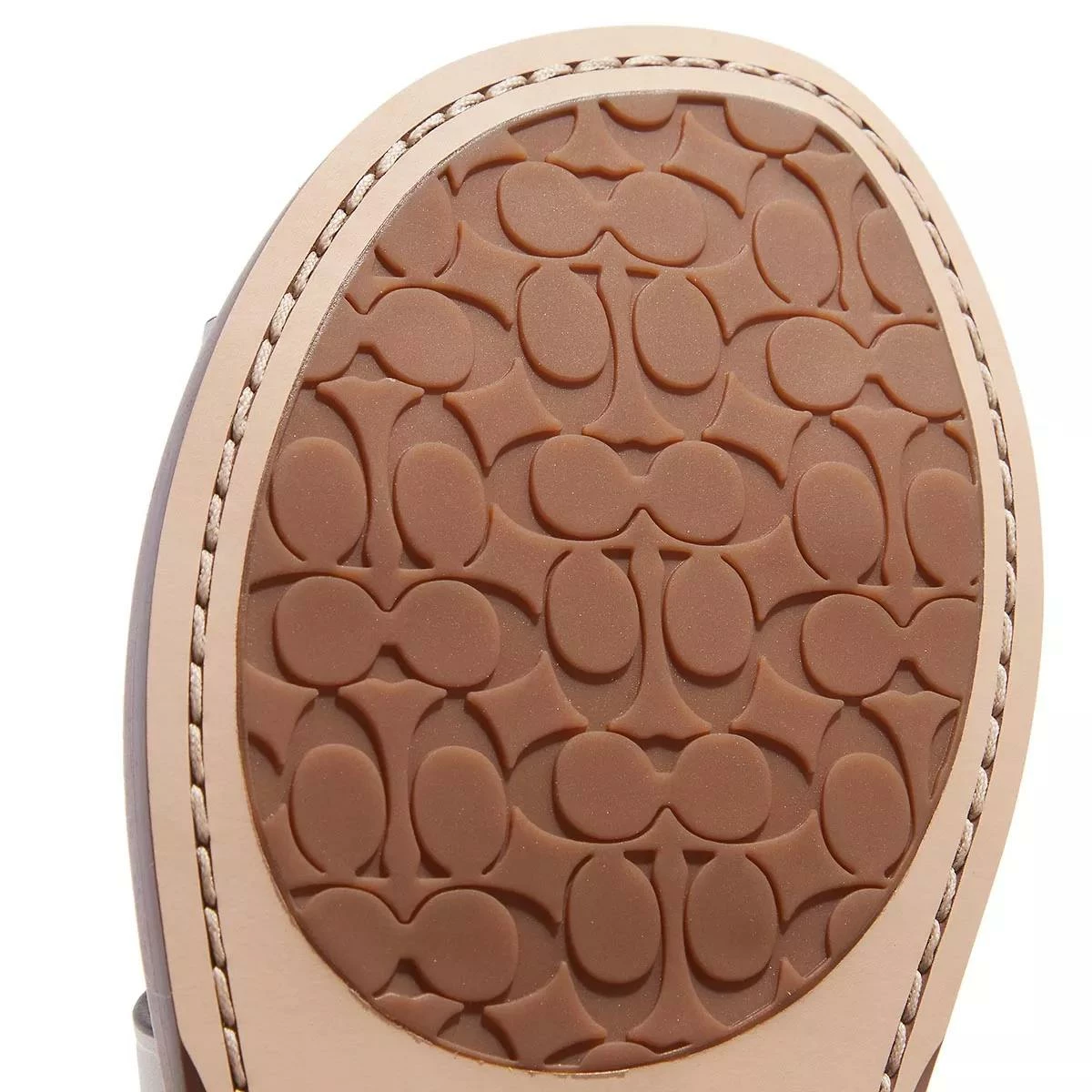 Coach Issa Leather Sandal Chalk Sandale 5 Coach Issa Leather Sandal Chalk Sandale – Image 3