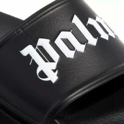 Palm Angels Platform Slide Black White Claquette -Pas Cher Fashionette Magasin A0208022 PalmAngels position 5