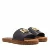 Dolce & Gabbana Devotion Espadrillas Nappa Black Claquette