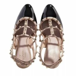 Valentino Garavani Ankle Strap Black Talon Haut -Pas Cher Fashionette Magasin A0217018 4