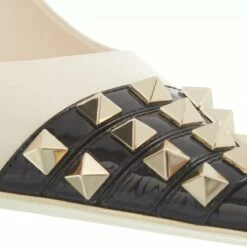 Valentino Garavani Rockstud Pumps Black/White Escarpin 10 Valentino Garavani Rockstud Pumps Black/White Escarpin -Pas Cher Fashionette Magasin A0218091 2