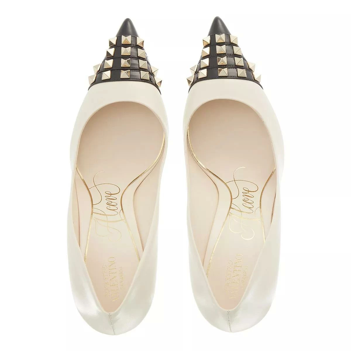 Valentino Garavani Rockstud Pumps Black/White Escarpin 7 Valentino Garavani Rockstud Pumps Black/White Escarpin – Image 5