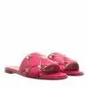 Valentino Garavani Open Toe Casual Leather Party Style Blossom Claquette -Pas Cher Fashionette Magasin A0218210