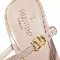 Valentino Garavani Sandals With Platform Vg Tango Heels Cinnamon Rose Talon Haut -Pas Cher Fashionette Magasin A0218263 2