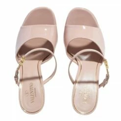 Valentino Garavani Sandals With Platform Vg Tango Heels Cinnamon Rose Talon Haut -Pas Cher Fashionette Magasin A0218263 3