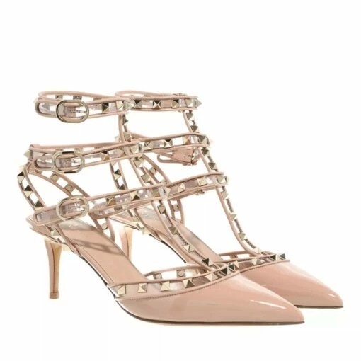 Valentino Garavani Rockstud Slingsback Light Pink Escarpin 5 Valentino Garavani Rockstud Slingsback Light Pink Escarpin -Pas Cher Fashionette Magasin A0218584 PACKSHOT SIDEFRONT D2A692