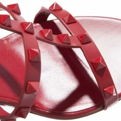 Valentino Garavani Low Sandals Red Sandale à Lanières -Pas Cher Fashionette Magasin A0218586 2