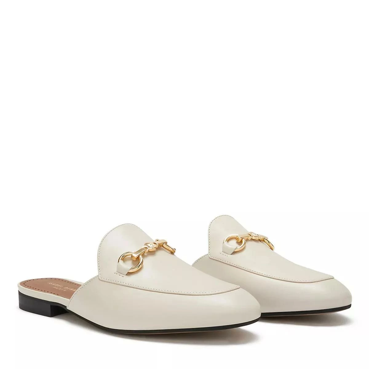 Isabel Bernard Vendôme Fleur Calfskin Leather Slipper Loafers Beige Mule 3 Isabel Bernard Vendôme Fleur Calfskin Leather Slipper Loafers Beige Mule