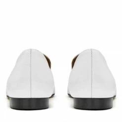 Isabel Bernard Vendôme Margaux Calfskin Patent Leather Loafers White Mocassin -Pas Cher Fashionette Magasin A0218734 PACKSHOT BACK