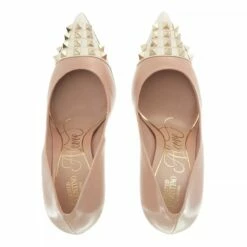 Valentino Garavani Rockstud Pumps Beige Escarpin -Pas Cher Fashionette Magasin A0218859 3