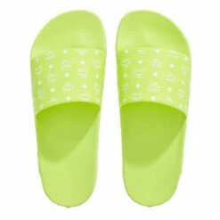 W Mcm Collection Mono Slide Acid Lime Claquette -Pas Cher Fashionette Magasin A0218869 PACKSHOT INSIDE