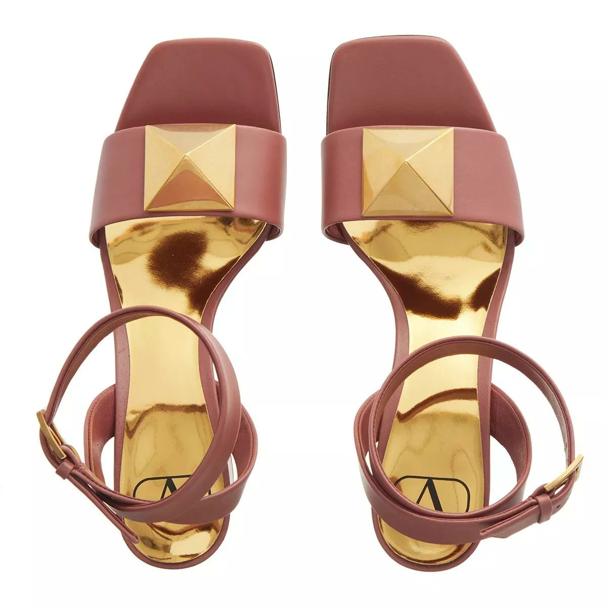 Valentino Garavani Sandals Leather Pink Sandale à Lanières 6 Valentino Garavani Sandals Leather Pink Sandale à Lanières – Image 4