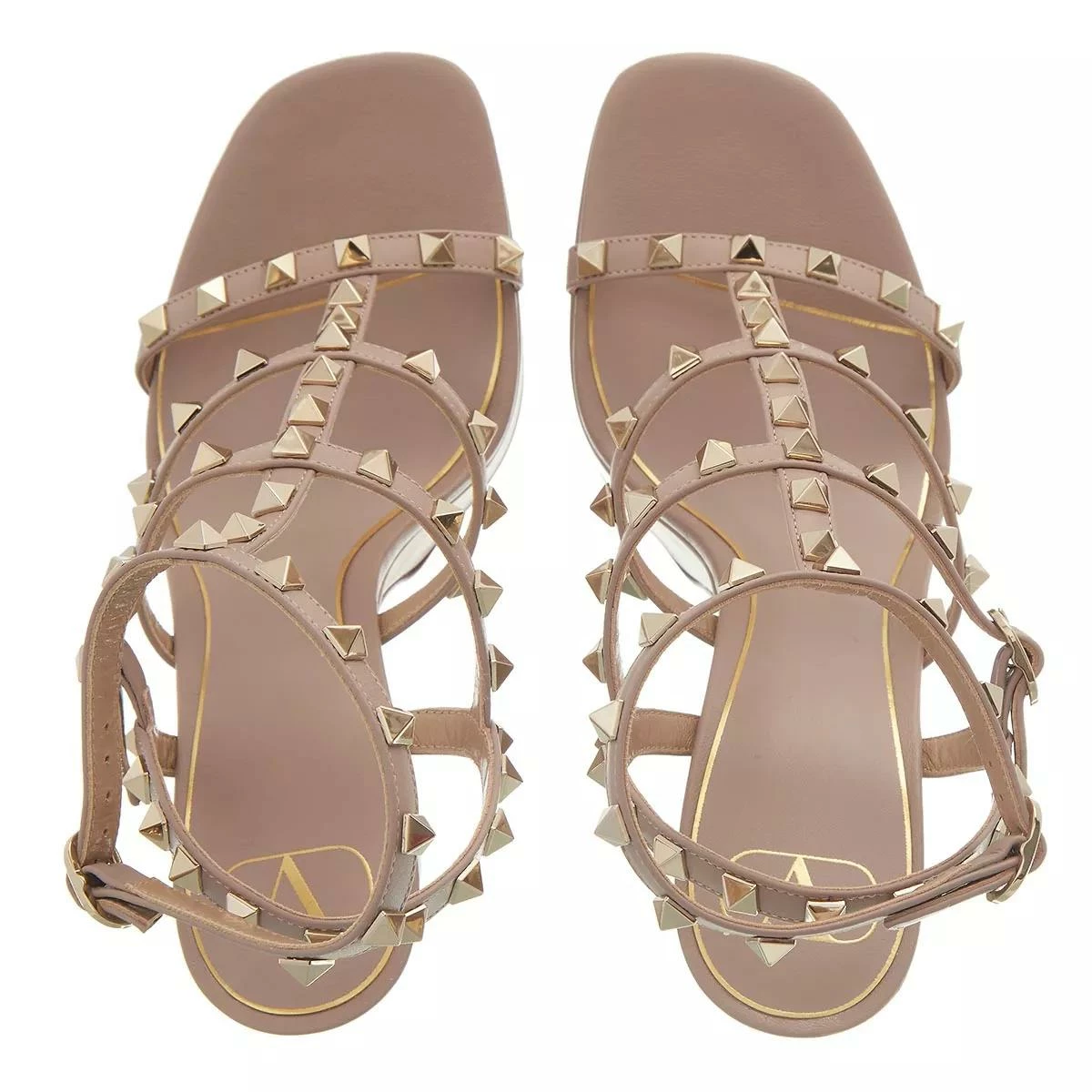 Valentino Garavani Stud Embellished Pump Nude Sandale 6 Valentino Garavani Stud Embellished Pump Nude Sandale – Image 4