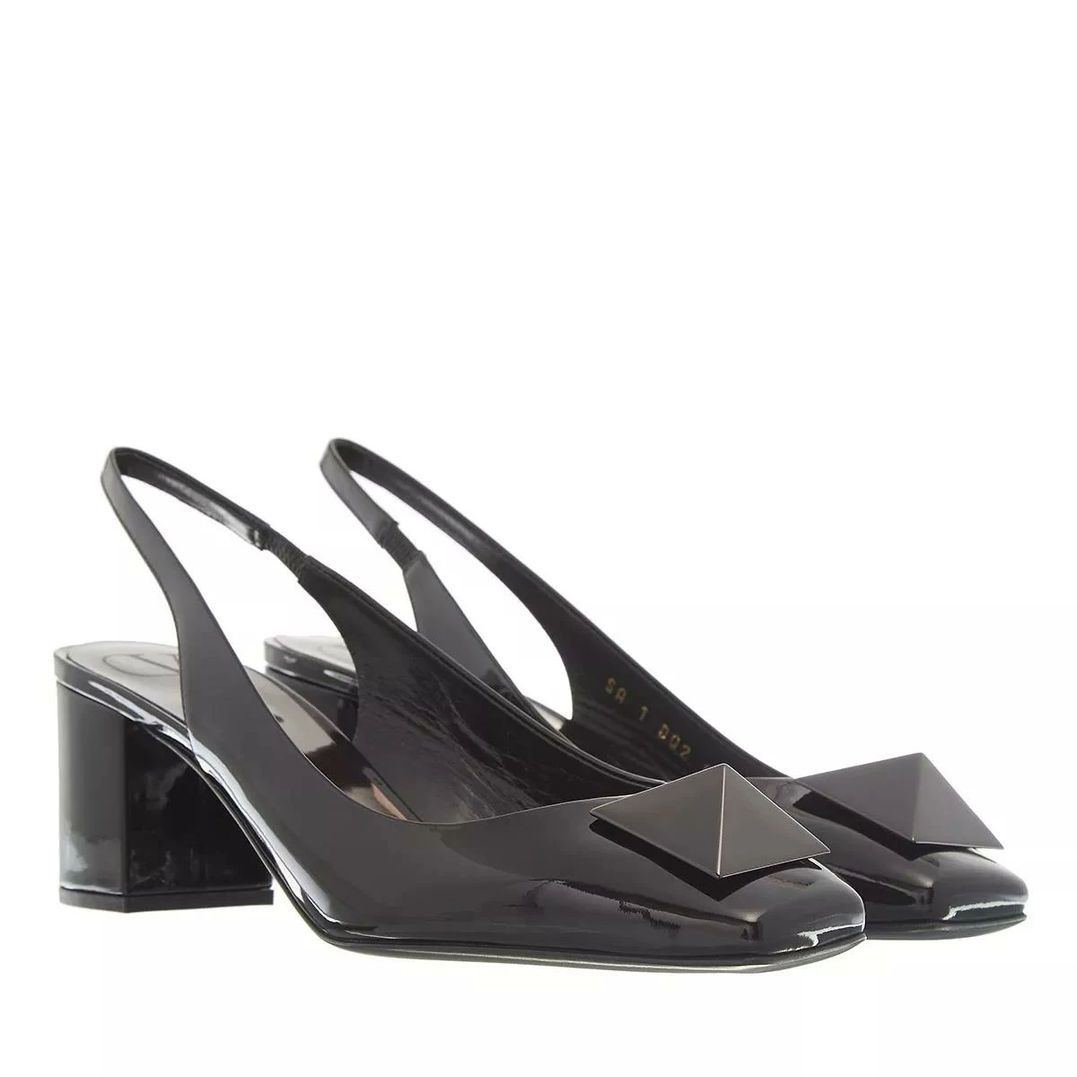 Valentino Garavani Sling Back Black Escarpin 3 Valentino Garavani Sling Back Black Escarpin