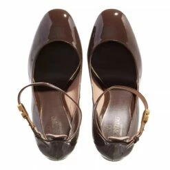 Valentino Garavani Tan Go 155 Leather Platforms Brown Talon Haut -Pas Cher Fashionette Magasin A0218899 4