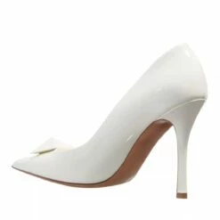 Valentino Garavani One Stud Slip On Pumps Ivory Escarpin -Pas Cher Fashionette Magasin A0218923 2