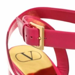 Valentino Garavani One Stud Calfskin Sandals Blossom Sandale à Lanières -Pas Cher Fashionette Magasin A0218925 2