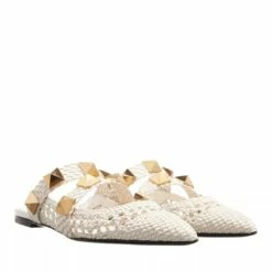Valentino Garavani Women´s Mules Ivory Claquette