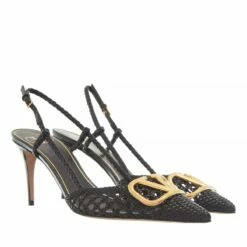 Valentino Garavani V Slingback Pumps Black Escarpin