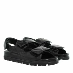 Devant 22 Prada Sandal Leather Black Sandale