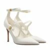 Valentino Garavani Ankle Strap High Heels Ivory Talon Haut
