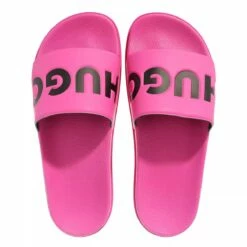 Hugo Match Slides Medium Pink Claquette -Pas Cher Fashionette Magasin SHOES 12