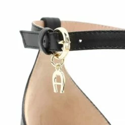 Aigner Hannah 11A Black Sandale -Pas Cher Fashionette Magasin SHOES 18