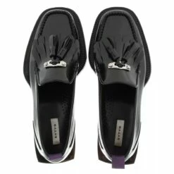 Eytys Rio Fringe Leather Black Mocassin 9 Eytys Rio Fringe Leather Black Mocassin -Pas Cher Fashionette Magasin SHOES 31