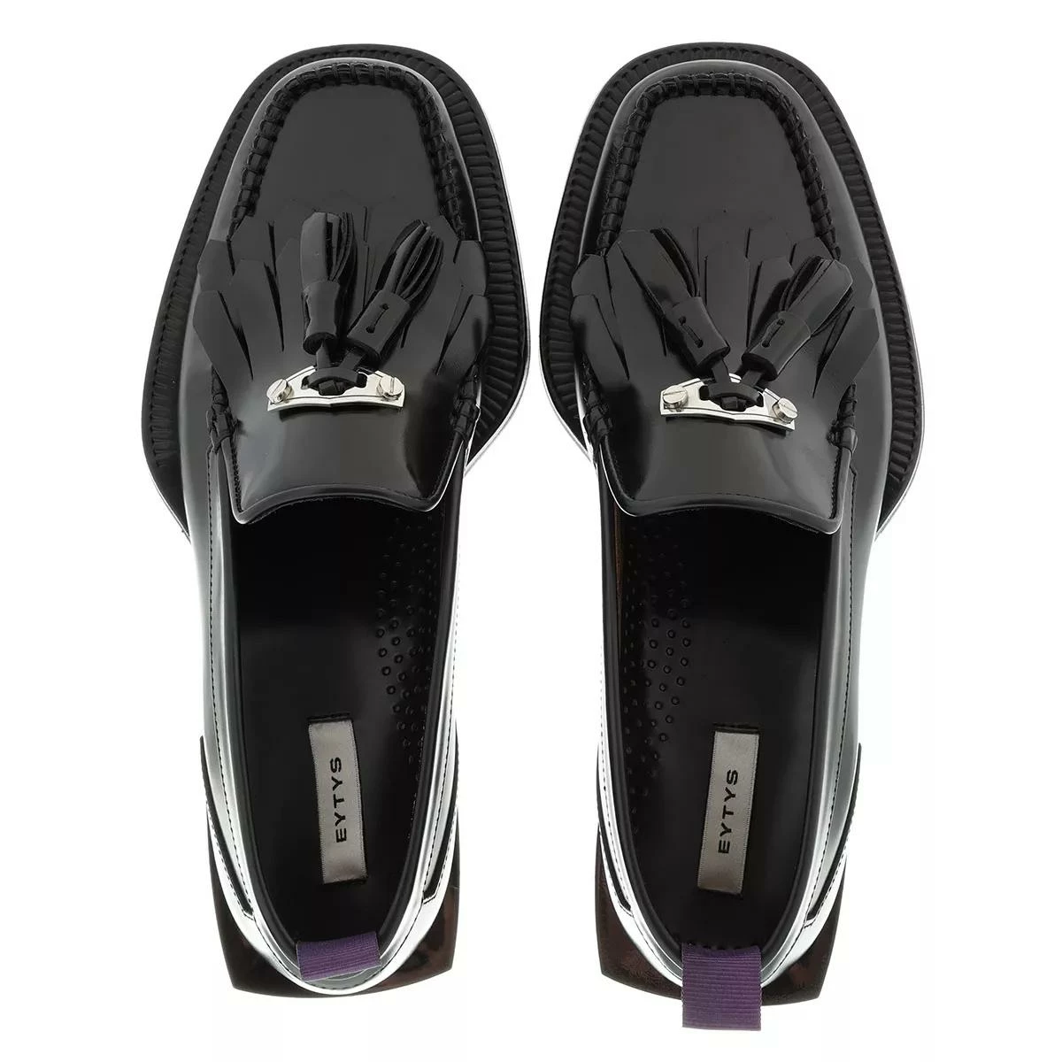 Eytys Rio Fringe Leather Black Mocassin 6 Eytys Rio Fringe Leather Black Mocassin – Image 4