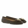MICHAEL Michael Kors Lillie Moc Brown Ballerine