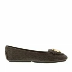 MICHAEL Michael Kors Lillie Moc Brown Ballerine -Pas Cher Fashionette Magasin a0109369 michaelkors 2