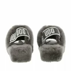 Ugg W Fluff Yeah Slide Charcoal Pantoufle 9 Ugg W Fluff Yeah Slide Charcoal Pantoufle -Pas Cher Fashionette Magasin a0111485 ugg 4