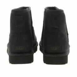 Ugg W Classic Mini Leather Black Bottes D'hiver -Pas Cher Fashionette Magasin a0118913 ugg 4