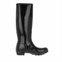Hunter Womens Original Tall Gloss Boot Black Black Botte -Pas Cher Fashionette Magasin a0122018 hunter 2