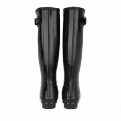 Hunter Womens Original Tall Gloss Boot Black Black Botte -Pas Cher Fashionette Magasin a0122018 hunter 4