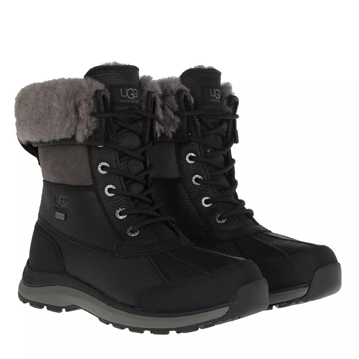 Ugg W Adirondack Boot Iii Black Bottes D'hiver 3 Ugg W Adirondack Boot Iii Black Bottes D'hiver