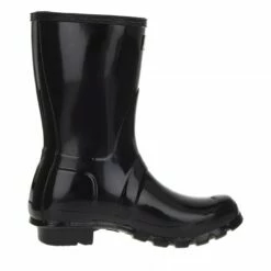 Hunter Womens Original Short Gloss Black Bottes De Pluie -Pas Cher Fashionette Magasin a0127741 hunter 2