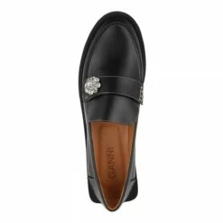 Ganni Moccasin Black Mocassin -Pas Cher Fashionette Magasin a0130657 ganni 3
